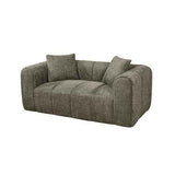 Frameless Compressed Fabric 2 Seater Sofa In Australia - Darrahopens