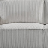 Darrahopens Furniture > Sofas > Sofas & Sofa Beds Reno 3 Seater Sofa Grey Colour Fabric Upholstery Wooden Structure Knock Down Feature In Back & Arms