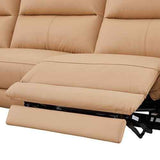 Top Grain Leather Electric Recliner Chaise Sofa with Storage In Australia - Darrahopens