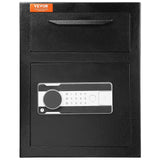 Darrahopens Furniture > Sofas > Sofas & Sofa Beds VEVOR 1.7 Cub Depository Safe, Deposit Safe with Drop Slot, Electronic Code Lock and 2 Emergency Keys, 17.71'' x 13.77'' x 13.77'' Business Drop Slot Safe for Cash, Mail in Home, Hotel, Office
