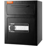 Darrahopens Furniture > Sofas > Sofas & Sofa Beds VEVOR 1.7 Cub Depository Safe, Deposit Safe with Drop Slot, Electronic Code Lock and 2 Emergency Keys, 17.71'' x 13.77'' x 13.77'' Business Drop Slot Safe for Cash, Mail in Home, Hotel, Office