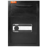 Darrahopens Furniture > Sofas > Sofas & Sofa Beds VEVOR 2.5 Cub Depository Safe, Deposit Safe with Drop Slot, Electronic Code Lock and 2 Emergency Keys, 20.27'' x 13.97'' x 13.97'' Business Drop Slot Safe for Cash, Mail in Home, Hotel, Office
