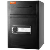 Darrahopens Furniture > Sofas > Sofas & Sofa Beds VEVOR 2.5 Cub Depository Safe, Deposit Safe with Drop Slot, Electronic Code Lock and 2 Emergency Keys, 20.27'' x 13.97'' x 13.97'' Business Drop Slot Safe for Cash, Mail in Home, Hotel, Office