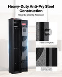 Darrahopens Furniture > Sofas > Sofas & Sofa Beds VEVOR Gun Safe, Heavy Duty Cold-Rolled Steel Fireproof Rifle Cabinet with Digital Keypad & Key, Large Long Gun Cabinet with Magazine and LED Lighting, Adjustable Racks for Rifles, Pistols, Shotgun