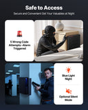 Darrahopens Furniture > Sofas > Sofas & Sofa Beds VEVOR Gun Safe, Slider Handgun Gun Safe with Fingerprint/Password/Key, 3-Way Quick Access Firearm Case Box with Lighting for 1 Pistol & Magazine, Mounted Pistol Gun Box for Nightstand Bedside Desk Car