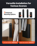 Darrahopens Furniture > Sofas > Sofas & Sofa Beds VEVOR Gun Safe, Slider Handgun Gun Safe with Fingerprint/Password/Key, 3-Way Quick Access Firearm Case Box with Lighting for 1 Pistol & Magazine, Mounted Pistol Gun Box for Nightstand Bedside Desk Car