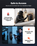Darrahopens Furniture > Sofas > Sofas & Sofa Beds VEVOR Gun Safe, Slider Handgun Gun Safe with Screen, Fingerprint/Password/Key, 3-Way Quick Access Firearm Case Box with LED for 1 Pistol & Magazine, Mounted Gun Box for Nightstand Bedside Desk Car