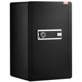Darrahopens Furniture > Sofas > Sofas & Sofa Beds VEVOR Single Door 3.5 cu.ft Safe Box with Key Lock & Password, Safe Lock Box with Fireproof Bag, Key Rack, LED Light, and 2 Shelves for Money, Documents, Jewelry, and Valuables, Black