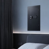 Darrahopens Furniture > Sofas > Sofas & Sofa Beds VEVOR Wall Safe, 3-Tier Hidden Wall Mounted Safe with Password & Key, Q235 Cold-Rolled Steel In-Wall Box with LED Lighting, 2 Adjustable Shelves & 5 Key Holders for Money, Jewelry, Passport, Black
