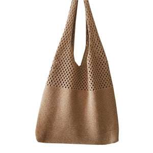 darrahopens Gift & Novelty > Bags Boho Retro Shopping Bag-Latte