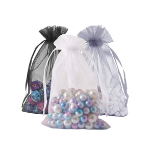 Darrahopens Gift & Novelty > Bags Party Central 288PCE Organza Bags Assorted Colours Multipurpose 15 x 9.5cm