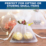 Darrahopens Gift & Novelty > Bags Party Central 288PCE Organza Bags Assorted Colours Multipurpose 15 x 9.5cm