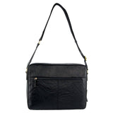 Darrahopens Gift & Novelty > Bags Pierre Cardin Crumpled Leather Computer Laptop Bag - Black