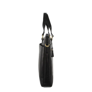 Darrahopens Gift & Novelty > Bags Pierre Cardin Leather Laptop Briefcase Business Bag - Black