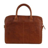 Darrahopens Gift & Novelty > Bags Pierre Cardin Leather Multi-Handle Computer Laptop Bag - Tan