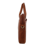 Darrahopens Gift & Novelty > Bags Pierre Cardin Leather Multi-Handle Computer Laptop Bag - Tan