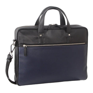 Darrahopens Gift & Novelty > Bags Pierre Cardin Mens Pebbled Leather Computer Laptop Bag Travel Overnight - Black