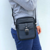 Darrahopens Gift & Novelty > Bags Pierre Cardin Pebbled Leather Organizer Bag Cross Body - Black/Navy