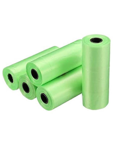 Darrahopens Gift & Novelty > Bags Supermarket Produce Roll Bag Standard (1800 Pcs/6 Roll) Green Color Wholesale
