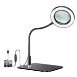 Darrahopens Gift & Novelty > Books > Activity Books 10X Desk Magnifying Glass with Light and Stand, Large Magnifying Lamp Magnifying Light for Crafts Hands Free, Upgrated Head Button Reading Magnifier for Books Sewing