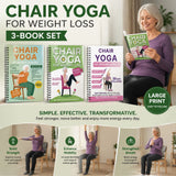 Darrahopens Gift & Novelty > Books > Activity Books 3 Pack Coil Bound Senior Chair Yoga Notebooks, Breathing Awareness, Stable Strength & All-Round Improvement Kits In Australia - Darrahopens