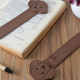 Darrahopens Gift & Novelty > Books > Activity Books 6 Pieces Faux Leather Dog Bookmarks PU Animal Puppy Bookmarks Handmade Personalized Reading Page Markers for Bookworms Book Lovers Writers Relatives Friends Men Women Teen Boys Girls, Brown