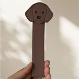 Darrahopens Gift & Novelty > Books > Activity Books 6 Pieces Faux Leather Dog Bookmarks PU Animal Puppy Bookmarks Handmade Personalized Reading Page Markers for Bookworms Book Lovers Writers Relatives Friends Men Women Teen Boys Girls, Brown