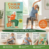 Darrahopens Gift & Novelty > Books > Activity Books Coil Bound Senior Chair Yoga Weight Loss Notebook, Breathing Awareness Workout Program In Australia - Darrahopens