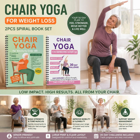 Darrahopens Gift & Novelty > Books > Activity Books Dual Coil Bound Senior Yoga Journals, Breathing Awareness & All-Round Improvement Weight Loss Plans In Australia - Darrahopens