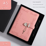 Darrahopens Gift & Novelty > Books > Activity Books Heart Lock Diary with Key - Vintage Style Journal, Pink PU Leather, Secure and Elegant