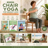 Darrahopens Gift & Novelty > Books > Activity Books Three-Pack Senior Chair Weight Loss Yoga Journals, Breathing Awareness, Stable Strength & Balance Awareness Guides In Australia - Darrahopens