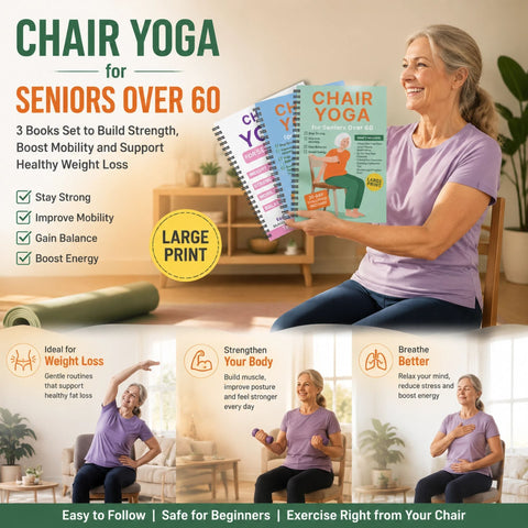 Darrahopens Gift & Novelty > Books > Activity Books Triple Coil Bound Elderly Yoga Logbooks, Breathing Awareness, All-Round Improvement & Balance Awareness Sets In Australia - Darrahopens