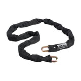 Darrahopens Gift & Novelty > Books > Non-Fiction Books VEVOR Bike Chain Lock, 5.91 Ft Security Bicycle Chain Lock, Heavy Duty Metal Steel Anti-Theft High Security Bike Locks, Perfect for Bike, Motorcycle, Scooter, Bicycle, Door, Fence, Gate, 9.5mm, Black