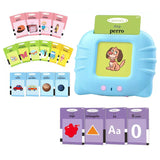 Darrahopens Gift & Novelty > DVDs, CDs and Blurays > Children DVDs & Blu-rays Blue Cat Spanish & English Bilingual Flash Card Reader - Interactive Audio Learning Toy (112 Cards)