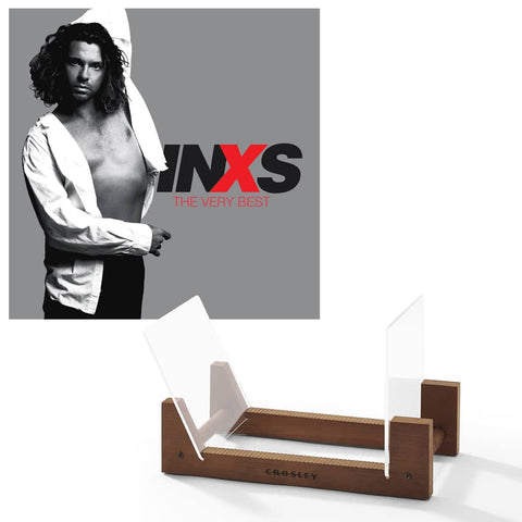 Darrahopens Gift & Novelty > DVDs. CDs and Blurays Inxs The Very Best - Double Vinyl Album & Crosley Record Storage Display Stand