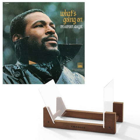 Darrahopens Gift & Novelty > DVDs. CDs and Blurays Marvin Gaye What's Going On - Vinyl Album & Crosley Record Storage Display Stand