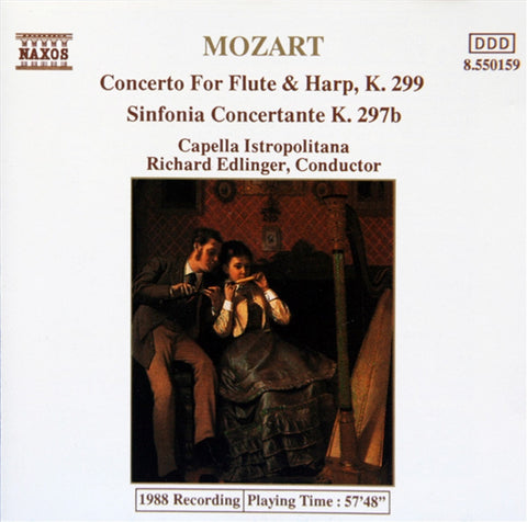Darrahopens Gift & Novelty > DVDs, CDs and Blurays > Music CDs Flute And Harp Concerto - Mozart, Wolfgang Amadeus Cd Album