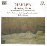 Darrahopens Gift & Novelty > DVDs, CDs and Blurays > Music CDs Mahler Symphony No 10 Whe - De Wit/ Polish National Rso Cd Album