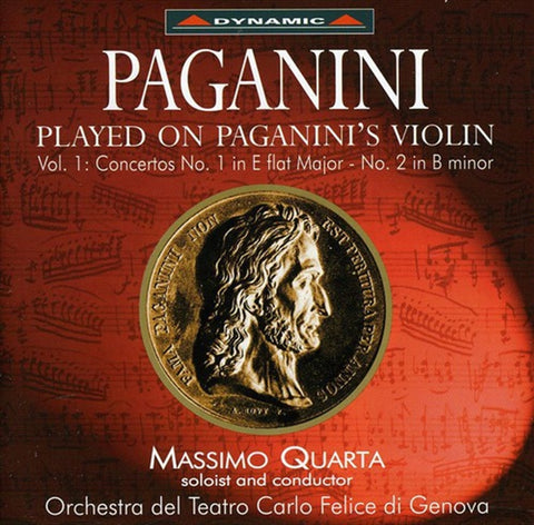 Darrahopens Gift & Novelty > DVDs, CDs and Blurays > Music CDs Paganini: Vln Conc No1-No2 - Quarta, Massimo Cd Album