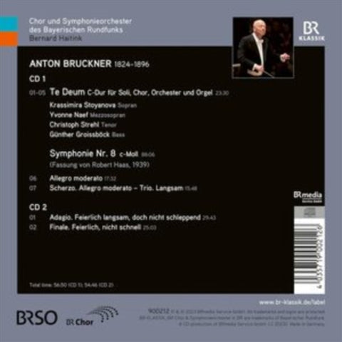 Darrahopens Gift & Novelty > DVDs, CDs and Blurays > Music CDs Symphonie No. 8 Te Dum - Symphonieorchester Des Bayerischen Cd Album