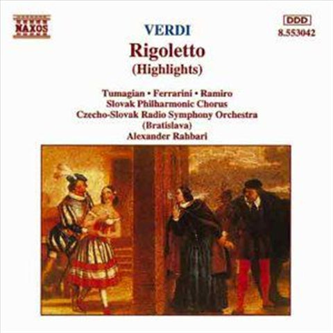 Darrahopens Gift & Novelty > DVDs, CDs and Blurays > Music CDs Verdi:Rigoletto Highligh - Tumagian,Ferrar Cd Album