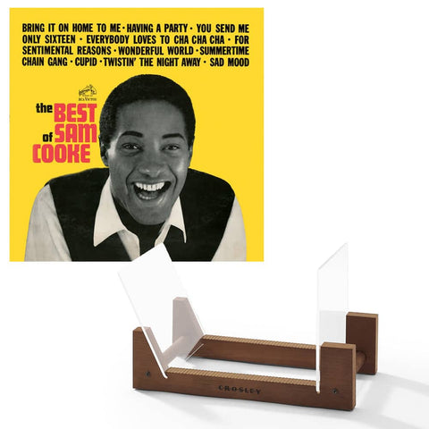 Darrahopens Gift & Novelty > DVDs. CDs and Blurays Sam Cooke The Best Of Sam Cooke Vinyl Album & Crosley Record Storage Display Stand