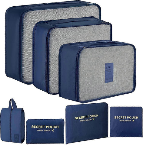 Darrahopens Gift & Novelty > DVDs, CDs and Blurays > Sci-Fi DVDs & Blu-rays 7pcs Packing Cubes for Suitcase Light Blue Compression Travel Organiser Set