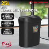 Darrahopens Gift & Novelty > DVDs, CDs and Blurays > Sci-Fi DVDs & Blu-rays Centurion 25L 12-Sheet Paper Shredder Electric Cross-Cut Home & Office Cutter