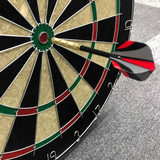 Darrahopens Gift & Novelty > Games > Activity Games 18-inch sisal dartboard, 45cm sisal round net dartboard, digital printed sisal dartboard, sisal dart set, Random 6 types of darts
