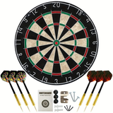Darrahopens Gift & Novelty > Games > Activity Games 18-inch sisal dartboard, 45cm sisal round net dartboard, digital printed sisal dartboard, sisal dart set, Random 6 types of darts