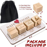 Darrahopens Gift & Novelty > Games > Activity Games Romantic Date Night Dice Set - Romantic Couple Game - With Storage Bag - Perfect Choice for Valentine's Day, Birthdays and Weddings - 1 Set - Valentine's Day Gift