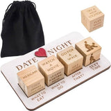Darrahopens Gift & Novelty > Games > Activity Games Romantic Date Night Dice Set - Romantic Couple Game - With Storage Bag - Perfect Choice for Valentine's Day, Birthdays and Weddings - 1 Set - Valentine's Day Gift