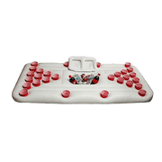 darrahopens Gift & Novelty > Games Big PVC Inflatable Beer Pong Raft Floating Pool Party Pong Game Table Lounge Toy