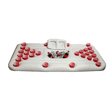 darrahopens Gift & Novelty > Games Big PVC Inflatable Beer Pong Raft Floating Pool Party Pong Game Table Lounge Toy